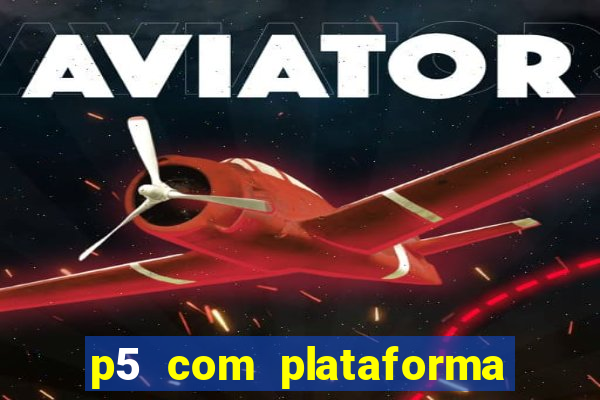 p5 com plataforma de jogos